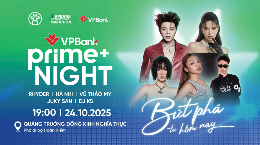 VPBank Prime Night 2025 - Đêm nhạc kỉ niệm 4 năm hành trình bứt phá của VPBank Prime