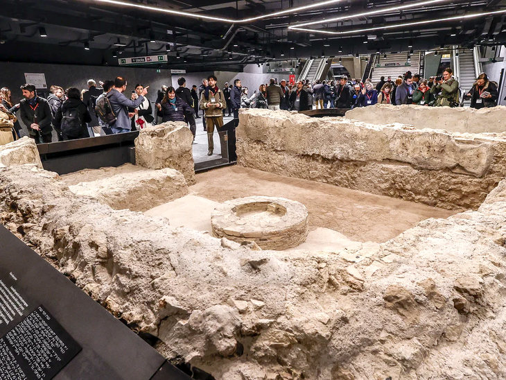 Bất ngờ ga tàu metro thành bảo tàng