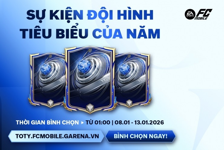 FC Mobile Việt Nam lần đầu mở bình chọn Team of the Year 2026