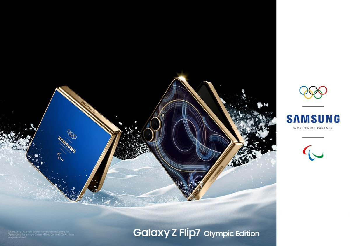 Trình làng Galaxy Z Flip 7 phiên bản Olympic đẹp lạ lùng